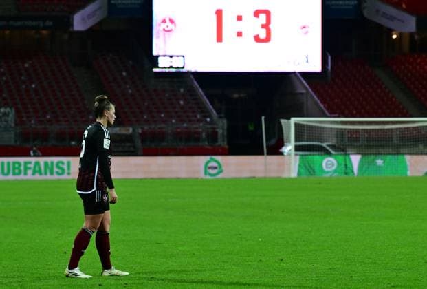 05 11 2023 Soccer Season 2023 2024 1 Womens Soccer Bundesliga 06 Matchday 1 FC Nürnberg FCN Club 1 FC Köln Sportfoto Zink xwoxzix Jessica May 6, 1 FC Nürnberg FCN disappointed Disappointment