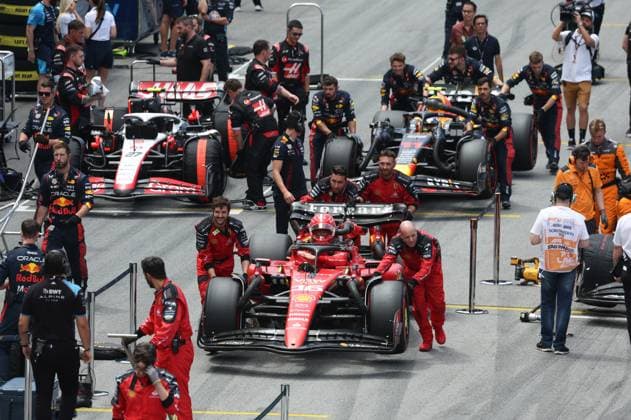 16 Charles Leclerc MCO, Scuderia Ferrari , F1 Grand Prix of Brazil at Autodromo Jose Carlos Pace on November 5, 2023 in Sao Paulo, Brazil Photo by HOCH ZWEI Sao Paulo Brazil