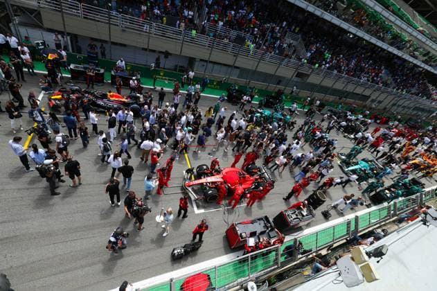 16 Charles Leclerc MCO, Scuderia Ferrari , F1 Grand Prix of Brazil at Autodromo Jose Carlos Pace on November 5, 2023 in Sao Paulo, Brazil Photo by HOCH ZWEI Sao Paulo Brazil