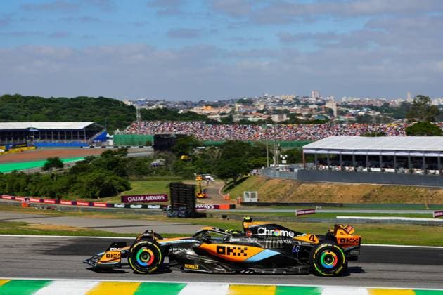 4 Lando Norris GBR, McLaren F1 Team , F1 Grand Prix of Brazil at Autodromo Jose Carlos Pace on November 5, 2023 in Sao Paulo, Brazil Photo by HOCH ZWEI Sao Paulo Brazil