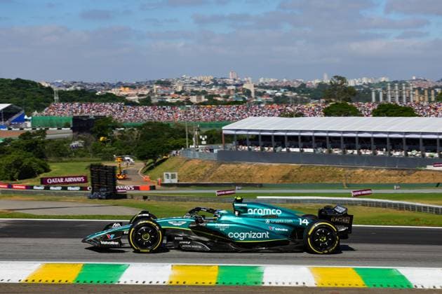 14 Fernando Alonso ESP, Aston Martin Aramco Cognizant F1 Team , F1 Grand Prix of Brazil at Autodromo Jose Carlos Pace on November 5, 2023 in Sao Paulo, Brazil Photo by HOCH ZWEI Sao Paulo Brazil
