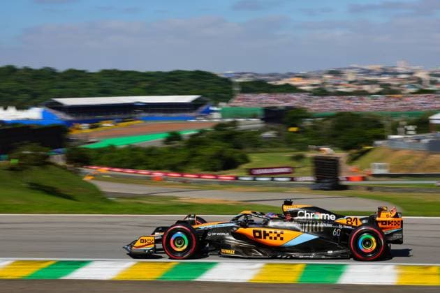 81 Oscar Piastri AUS, McLaren F1 Team , F1 Grand Prix of Brazil at Autodromo Jose Carlos Pace on November 5, 2023 in Sao Paulo, Brazil Photo by HOCH ZWEI Sao Paulo Brazil