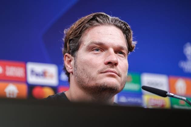 06 11 2023, Football, Season 2023 2024, UCL, UEFA Champions League, Group stage, Matchday 4, Press conference Borussia Dortmund, Head coach Edin Terzic Borussia Dortmund , Dortmund Signal Iduna Park NRW Germany xRHR PHOTO DEx Copyright: DennisxEwert RHR-FOTOx RHR-FOTO DE