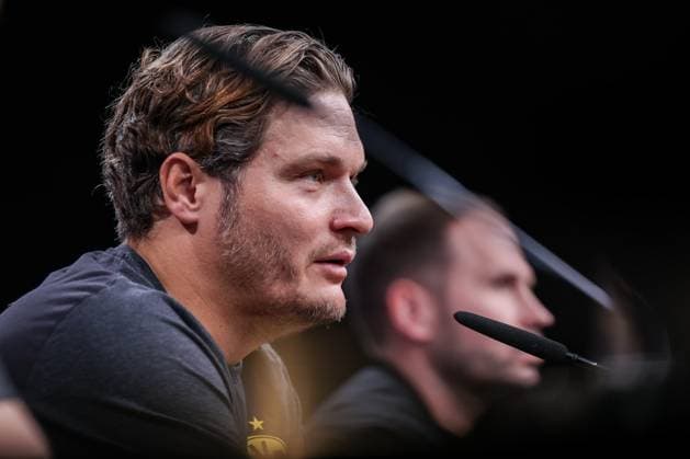 06 11 2023, Football, Season 2023 2024, UCL, UEFA Champions League, Group stage, Matchday 4, Press conference Borussia Dortmund, Head coach Edin Terzic Borussia Dortmund , Dortmund Signal Iduna Park NRW Germany xRHR PHOTO DEx Copyright: DennisxEwert RHR-FOTOx RHR-FOTO DE