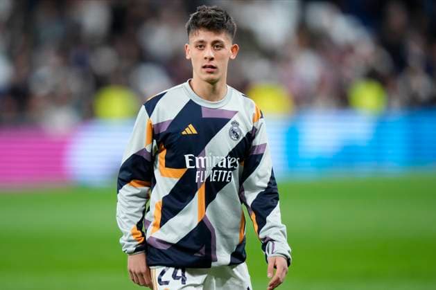 ESP: Real Madrid v Rayo Vallecano. La Liga EA Sports, date 12 Arda Guler of Real Madrid CF during the La Liga match between Real Madrid and Rayo Vallecano played at Santiago Bernabeu Stadium on November 5, 2023 in Madrid, Spain. kpng Copyright: xCesarxCebollax xPRESSINPHOTOx PS_231105_462