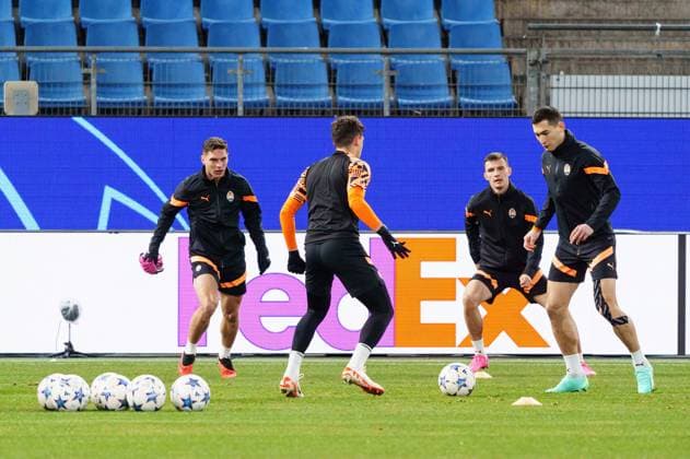 Shakhtar Donetsk at final training in Volkparkstadion GER, Training Shakhtar Donetsk, Football, Champions League, Season 2023 2024, 06 11 2023 GER, Training Shakhtar Donetsk, Football, Champions League, Season 2023 2024, 06 11 2023 Hamburg Copyright: xEibner-Pressefoto MarcelxvonxFehrnx EP_MFN