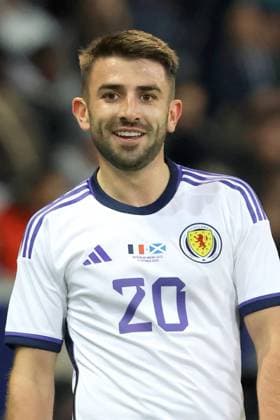 GREG TAYLOR, Scozia, 2023-24, Amichevole, Friendly match, France vs Scotland 4-1, 17-10-2023, Azione, Action, Single shot 2023-24 AMICHEVOLE FRANCIA-SCOZIA 4-1