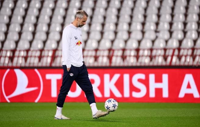Red Star Belgrade RB Leipzig Training Champions League Beograd, 06 11 2023, Stadion Rajko Mitic, Fußball , UEFA Champions League, Gruppe G , 4 Spieltag, Matchday 1 , Red Star Belgrade vs RB Leipzig , Final training RB Leipzig , Im Bild Trainer Marco Rose RB Leipzig , Foto nur zur redaktionellen Nutzung bestimmt , UEFA regulations prohibit any use of photographs as image sequences and or quasi video ,