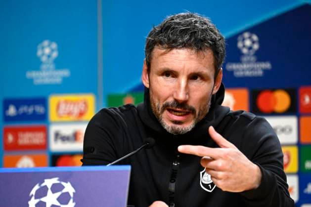 Sport Bilder des Tages Media activities R Antwerp FC - Champions League 06 11 2023 PORTO, PORTUGAL - NOVEMBER 06 : Van Bommel Mark head coach of Antwerp FC pictured during a press conference, PK, Pressekonferenz prior to the UEFA Champions League match between FC Porto and Royal Antwerp FC on November 6, 2023 in Porto, Portugal, 06 11 2023 Porto Portugal  Copyright: xPeterxDexVoechtx