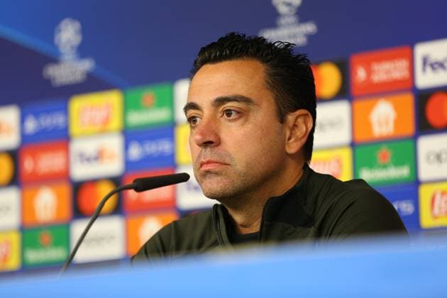 Football, CL, FC Barcelona, Press conference