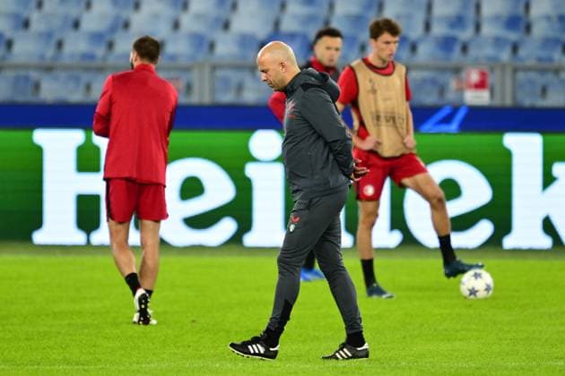 ROME - Arne Slot of Feyenoord during the MD-1 training session ahead of the UEFA Champions League group E match against SS Lazio Roma at Stadio Olimpico on November 6, 2023 in Rome, Italy. ANP OLAF KRAAK UEFA Champions League 2023 24 2023 2024 xVIxANPxSportx xxANPxIVx 483187434 originalFilename: 483187434.jpg