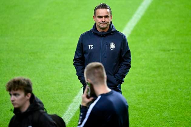 Media activities R Antwerp FC - Champions League 06 11 2023 PORTO, PORTUGAL - NOVEMBER 06 : Overmars Marc sports director of Antwerp FC pictured during a training session prior to the UEFA Champions League match between FC Porto and Royal Antwerp FC on November 6, 2023 in Porto, Portugal, 06 11 2023 Porto Portugal  Copyright: xPeterxDexVoechtx