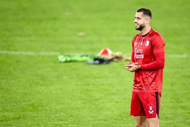 ROME, 06-11-2022, Stadio Olimpico, UEFA Champions League Football, season 2023 2024, Persconference and training of Feyenoord, Feyenoord player David Hancko Feyenoord in Rome  x23067875x Copyright: