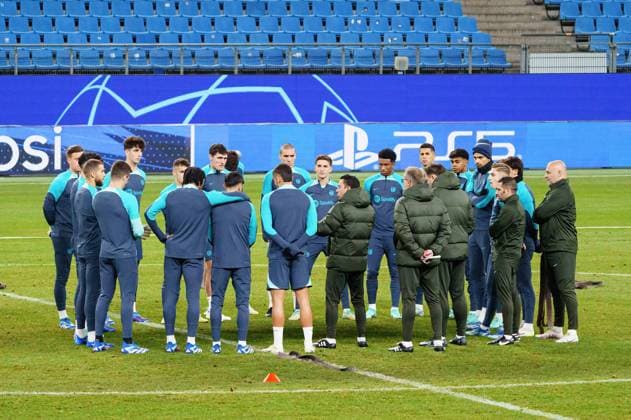 FC Barcelona at final training in Volksparkstadion GER, Press conference FC Barcelona, Football, Champions League, Season 2023 2024, 06 11 2023 GER, Press conference FC Barcelona, Football, Champions League, Season 2023 2024, 06 11 2023 Hamburg Copyright: xEibner-Pressefoto MarcelxvonxFehrnx EP_MFN