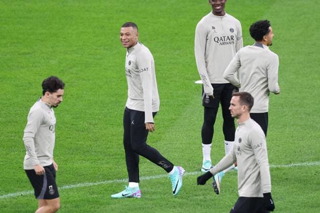 Football, CL, Paris St Germain, Press conference