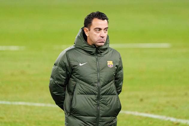 Xavi FC Barcelona, Coach GER, Training FC Barcelona, Football, Champions League, Season 2023 2024, 06 11 2023 GER, Training FC Barcelona, Football, Champions League, Season 2023 2024, 06 11 2023 Hamburg Copyright: xEibner-Pressefoto MarcelxvonxFehrnx EP_MFN