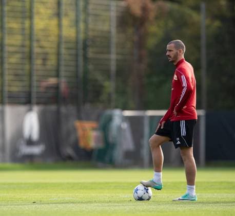 Football, Men, Season 2023 2024, Champions League, Training of 1 FC Union Berlin at the stadium An der Alten Försterei the day before the match against SSC Napoli, Leonardo Bonucci 1 FC Union Berlin , 07 11 2023, Copyright: xSebastianxRäppold MatthiasxKochx