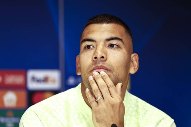 EINDHOVEN - PSV Eindhoven goalkeeper Walter Benitez during the MD-1 press conference, PK, Pressekonferenz prior to the UEFA Champions League group B match against RC Lens at the Phillips stadium on November 7, 2023 in Eindhoven, Netherlands. ANP MAURICE VAN STEEN UEFA Champions League 2023 24 2023 2024 xVIxANPxSportx xxANPxIVx 483240417 originalFilename: 483240417.jpg