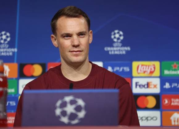 Munich, Germany 07 November 2023 Football, Men, Season 2023 2024, FC Bayern Munich, International Press Conference, Allianz Arena Manuel Neuer FC Bayern Munich Head, Portrait