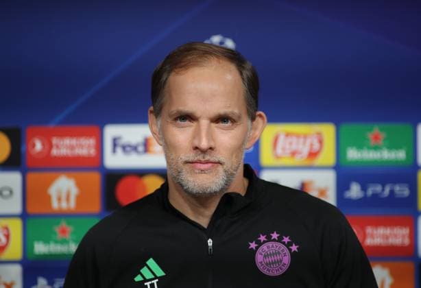 Munich, Germany 07 November 2023 Football, Men, Season 2023 2024, FC Bayern Munich, International Press Conference, Allianz Arena Thomas Tuchel, Coach FC Bayern Munich Head, Portrait