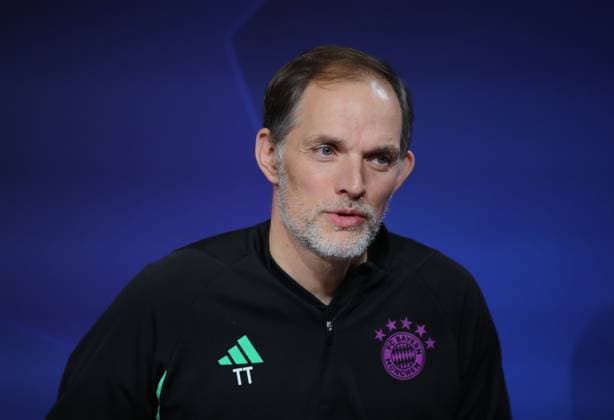 Munich, Germany 07 November 2023 Football, Men, Season 2023 2024, FC Bayern Munich, International Press Conference, Allianz Arena Thomas Tuchel, Coach FC Bayern Munich Head, Portrait