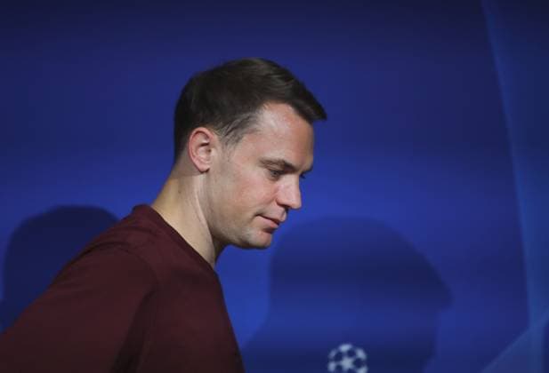 Munich, Germany 07 November 2023 Football, Men, Season 2023 2024, FC Bayern Munich, International Press Conference, Allianz Arena Manuel Neuer FC Bayern Munich Head, Portrait, sideways, in profile