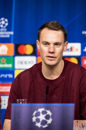 UEFA Champions League Press Conference FC Bayern Muenchen 07 11 2023 Manuel Neuer FC Bayern Muenchen, 1 in the Press Conference UEFA Champions League Press Conference FC Bayern Muenchen, Muenchen, Allianz Arena on 07 11 2023 Copyright: xBEAUTIFULxSPORTS Wunderlx