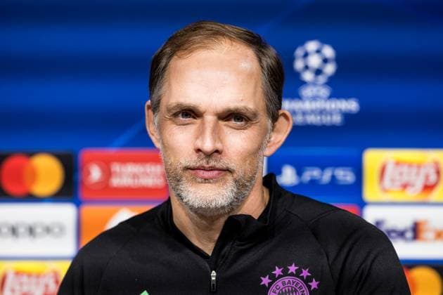 UEFA Champions League Press Conference FC Bayern Muenchen 07 11 2023 Thomas Tuchel Coach FC Bayern Muenchen at the Press Conference UEFA Champions League Press Conference FC Bayern Muenchen, Muenchen, Allianz Arena on 07 11 2023 Copyright: xBEAUTIFULxSPORTS Wunderlx