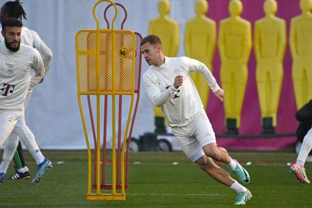 Joshua KIMMICH Bayern Muenchen , Football Champions League Group Stage 4 Matchday FC Bayern Muenchen Galatasaray Istanbul FINAL TRAINING on 07 11 2023,