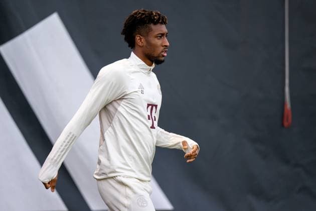 Kingsley Coman 11 FC Bayern Muenchen , FC Bayern Muenchen, Official final training before the UEFA Champions League match 4 matchday, against Galatasaray Istanbul, season 2023 2024 at Saebener Strasse 07 11 2023 DFB regulations prohibit any use of photographs as image sequences and or quasi video Muenchen Bayern Germany Copyright: xkolbert-press UlrichxGamelx