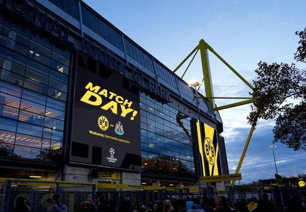 EDITORIAL USE ONLY No use with unauthorised audio, video, data, fixture lists, club league logos or live services. Online in-match use limited to 120 images, no video emulation. No use in betting, games or single club league player publications. Borussia Dortmund v Newcastle United, UEFA Champions League, Group F, Football, Signal Iduna Park, Dortmund, Germany - 07 Nov 2023 EDITORIAL USE ONLY No use with unauthorised audio, video, data, fixture lists, club league logos or live services. Online in-match use limited to 120 images, no video emulation. No use in betting, games or single club league player publications. Copyright: xDavexShopland Shutterstockx 14186379f