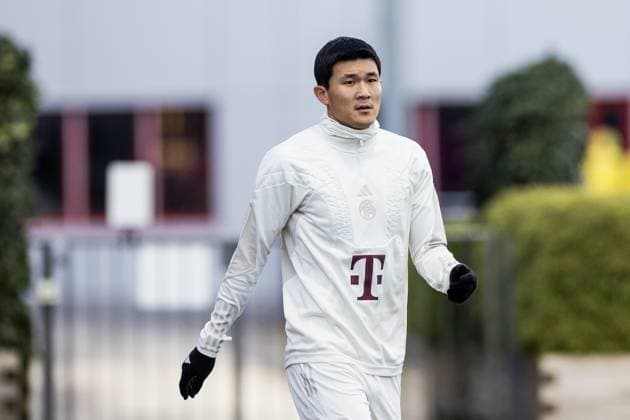 UEFA Champions League final training FC Bayern Muenchen 07 11 2023 Min Jae Kim FC Bayern Muenchen, 3 UEFA Champions League final training FC Bayern Muenchen, Muenchen, training ground at Saebenerstrasse on 07 11 2023 Copyright: xBEAUTIFULxSPORTS Wunderlx