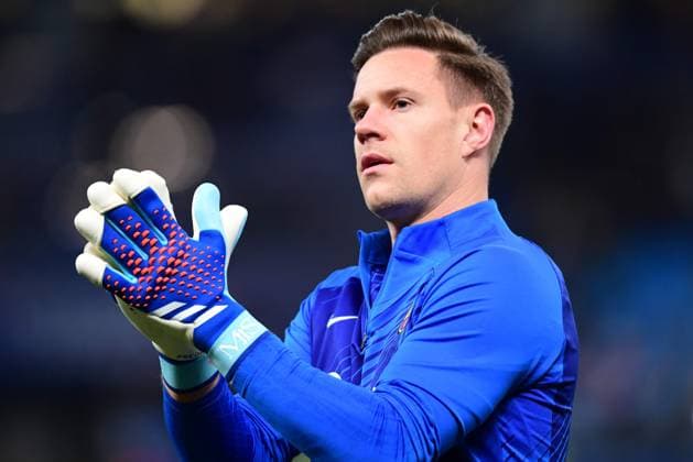 Football I Men I UEFA I Champions League l FC Shakhtar Donetsk FC Barcelona I Matchday 4 I Group H I Season 2023 2024 I Shakhtar Donetsk I Barca I 07 11 2023 I ter Stegen Marc Andre FC Barcelona , Sportplatz Volksparkstadion, Hamburg, Stellingen Hamburg Germany