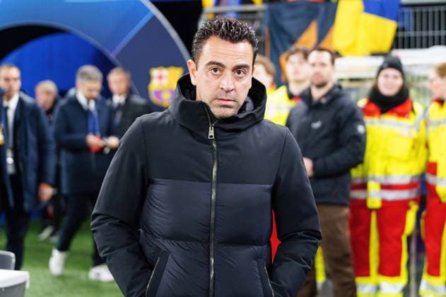 Xavi FC Barcelona, Coach GER, Shakhtar Donetsk vs FC Barcelona, Football, Champions League, Group H, Matchday 4, Season 2023 2024, 07 11 2023 GER, Shakhtar Donetsk vs FC Barcelona, Football, Champions League, Group H, Matchday 4, Season 2023 2024, 07 11 2023 Hamburg Copyright: xEibner-Pressefoto MarcelxvonxFehrnx EP_MFN