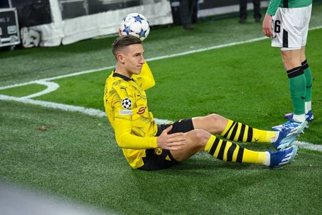 07 11 2023, Football, UCL, UEFA Champions League, Group stage, Matchday 4, Season 2023 2024, Borussia Dortmund Newcastle United, Nico Schlotterbeck Borussia Dortmund xRHR PHOTO TKx Copyright: TeresaxKroeger RHR-FOTOx RHR-FOTO TK