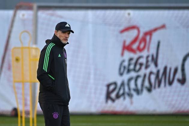 Coach Thomas TUCHEL Bayern Muenchen , Football Champions League Group Stage 4 Matchday FC Bayern Muenchen Galatasaray Istanbul FINAL TRAINING on 07 11 2023,