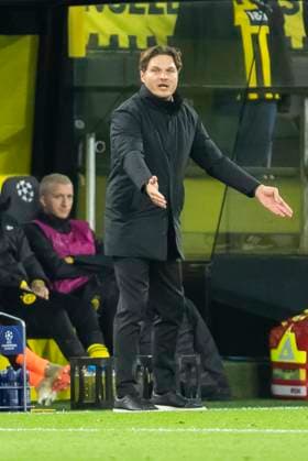 UEFA Champions League, Borussia Dortmund Newcastle United, 7 11 2023 Edin Terzic Borussia Dortmund, Head Coach UEFA Champions League, Borussia Dortmund Newcastle United, Preliminary Round 4 Matchday, on 7 11 2023, Signal Iduna Park, Dortmund UEFA regulations prohibit any use of photographs as image sequences and or quasi video Copyright: xBEAUTIFULxSPORTS Meuselx