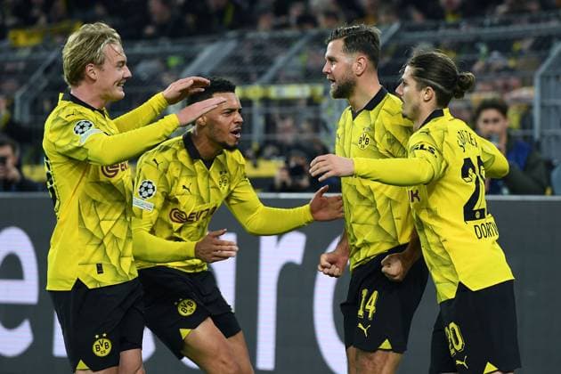 Soccer Champions group stage matchday 4 Borussia Dortmund Newcastle United on 07 11 2023 at Signal Iduna Park in Dortmund Goal celebration for 1 0 by Niclas Füllkrug Dortmund xRx