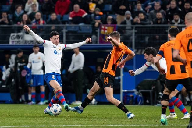Champions League FC Shakhtar Donetsk FC Barcelona, 07 11 2023 Champions League FC Shakhtar Donetsk FC Barcelona, Volksparkstadion, Hamburg, 07 11 2023 Copyright: xBEAUTIFULxSPORTS Buriakovx