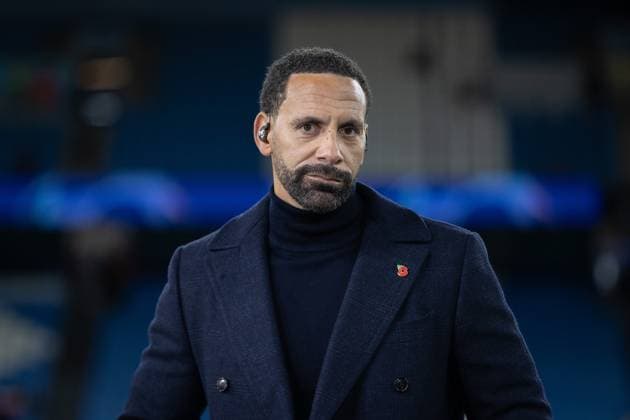 Manchester City v BSC Young Boys Champions League 07 11 2023. TNT pundit Rio Ferdinand before the Champions League match between Manchester City and BSC Young Boys at the Etihad Stadium, Manchester, England on 7 November 2023. Manchester Etihad Stadium Manchester England Editorial use only , Copyright: xIanxStephenx PSI-18365-0002