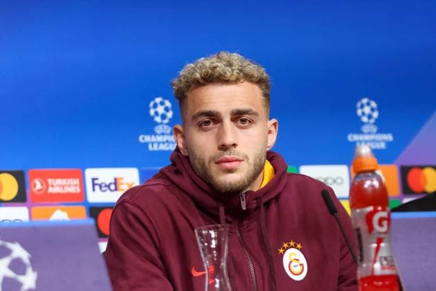 Baris Alper Yilmaz Galatasaray Istanbul SK, 53 at the press conference, Galatasaray Istanbul SK, International Press Conference Champions League, Season 23 24, 07 11 2023 , Galatasaray Istanbul SK, International Press Conference Champions League, Season 23 24, 07 11 2023 Muenchen Copyright: xEibner-Pressefoto JennixMaulx EP_JML