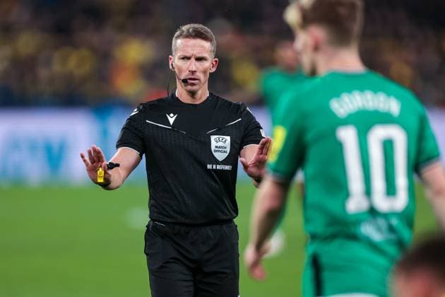 07 11 2023, Football, Season 2023 2024, UCL, UEFA Champions League, Group stage, Matchday 4, Borussia Dortmund Newcastle United, Referee Alejandro Hernandez, Dortmund Signal Iduna Park NRW Germany xRHR PHOTO DEx Copyright: DennisxEwert RHR-FOTOx RHR-FOTO DE