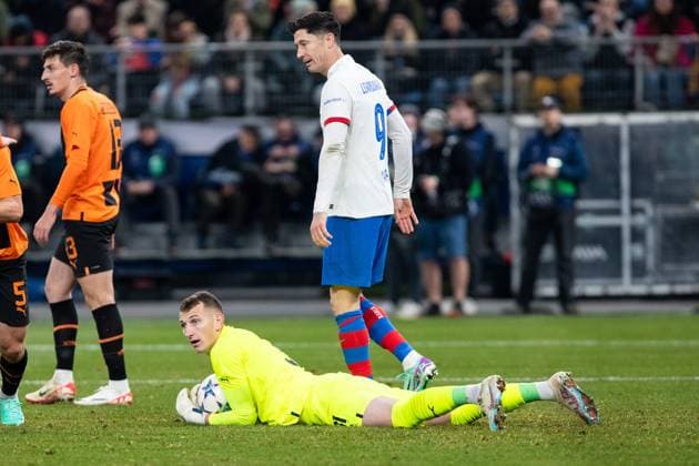 Champions League FC Shakhtar Donetsk FC Barcelona, 07 11 2023 Dmytro Riznyk FC Shakhtar Donetsk, 31 Champions League FC Shakhtar Donetsk FC Barcelona, Volksparkstadion, Hamburg, 07 11 2023 Copyright: xBEAUTIFULxSPORTS Buriakovx