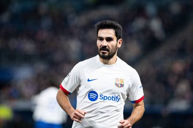 Champions League FC Shakhtar Donetsk FC Barcelona, 07 11 2023 Ilkay Guendogan FC Barcelona, 22 Champions League FC Shakhtar Donetsk FC Barcelona, Volksparkstadion, Hamburg, 07 11 2023 Copyright: xBEAUTIFULxSPORTS Buriakovx