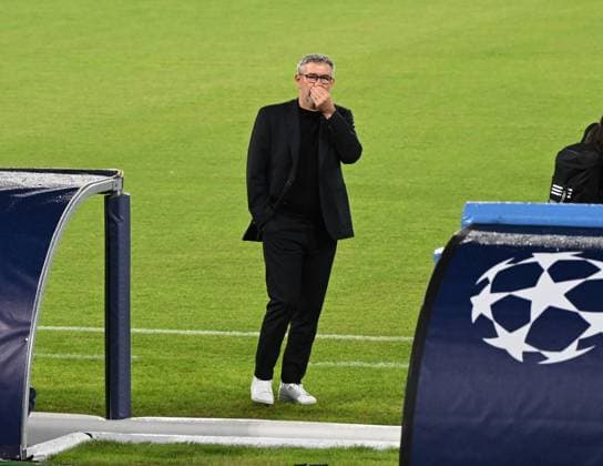 Soccer, Men, Season 2023 2024, Champions League Group C, Matchday 4 , SSC Napoli 1 FC Union Berlin, Stadium inspection and press conference of 1 FC Union at the Stadio Diego Armando Maradona in Naples the day before the match, Coach Urs Fischer 1 FC Union , 07 11 2023, Copyright: xMatthiasxKochx