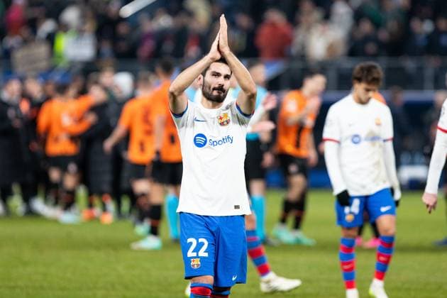 Champions League FC Shakhtar Donetsk FC Barcelona, 07 11 2023 Ilkay Guendogan FC Barcelona, 22 after the end of the match Champions League FC Shakhtar Donetsk FC Barcelona, Volksparkstadion, Hamburg, 07 11 2023 Copyright: xBEAUTIFULxSPORTS Buriakovx