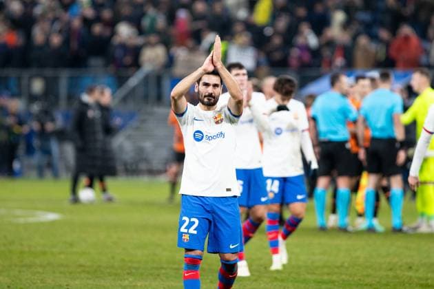 Champions League FC Shakhtar Donetsk FC Barcelona, 07 11 2023 Ilkay Guendogan FC Barcelona, 22 after the end of the match Champions League FC Shakhtar Donetsk FC Barcelona, Volksparkstadion, Hamburg, 07 11 2023 Copyright: xBEAUTIFULxSPORTS Buriakovx