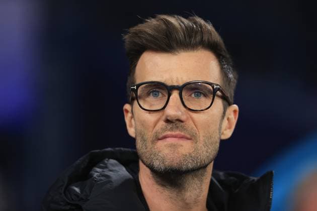 Fußball UEFA Champions League Gruppe G Manchester City gegen BSC Young Boys 7. November 2023 UEFA Champions League Gruppe G Manchester City gegen BSC Young Boys Young Boys Trainer Raphael Wicky Foto Simon Stacpoole Abseits Manchester UK  Copyright: xSimonxStacpoolexOffside