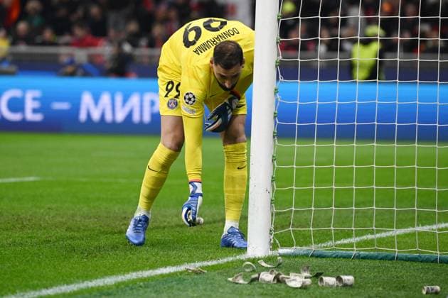 Sport Bilder des Tages Mg Milano 07 11 2023 - Champions League Milan-Paris Saint Germain foto Matteo Gribaudi Image nella foto: Gianluigi Donnarumma 