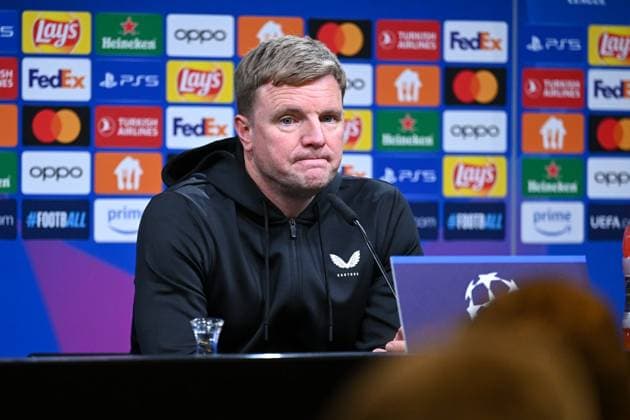 07 11 2023, Football, UCL, UEFA Champions League, Group stage, Matchday 4, Season 2023 2024, Borussia Dortmund Newcastle United, Coach Eddie Howe Newcastle United xRHR PHOTO TKx Copyright: TeresaxKroeger RHR-FOTOx RHR-FOTO TK